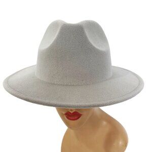 Classic Gangster Style Chic Grey Fedora Universal Thread Women’s Hat